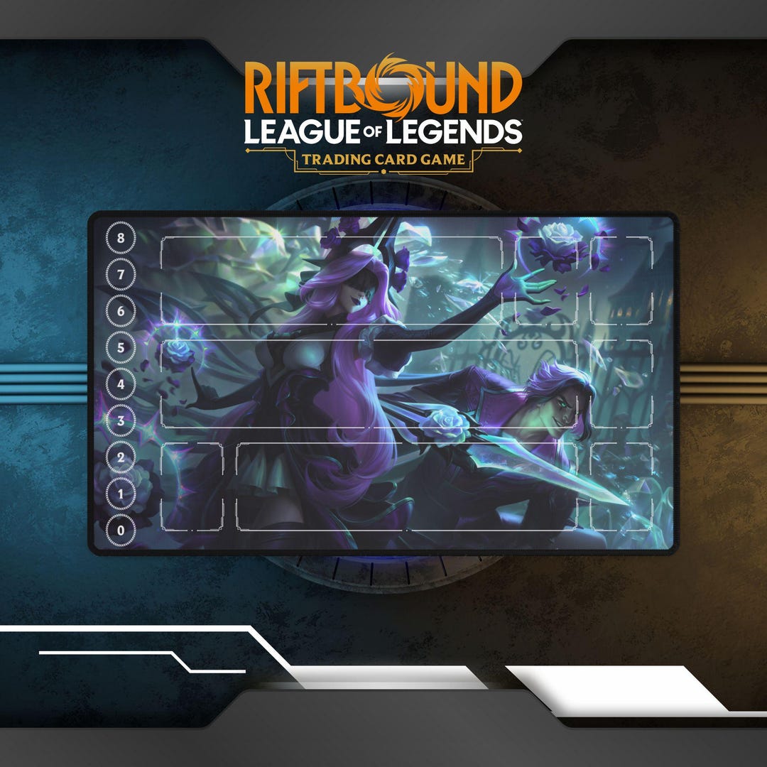 Riftbound Playmat Syndra & Talon | TCG Card Game Playmat - Etsy