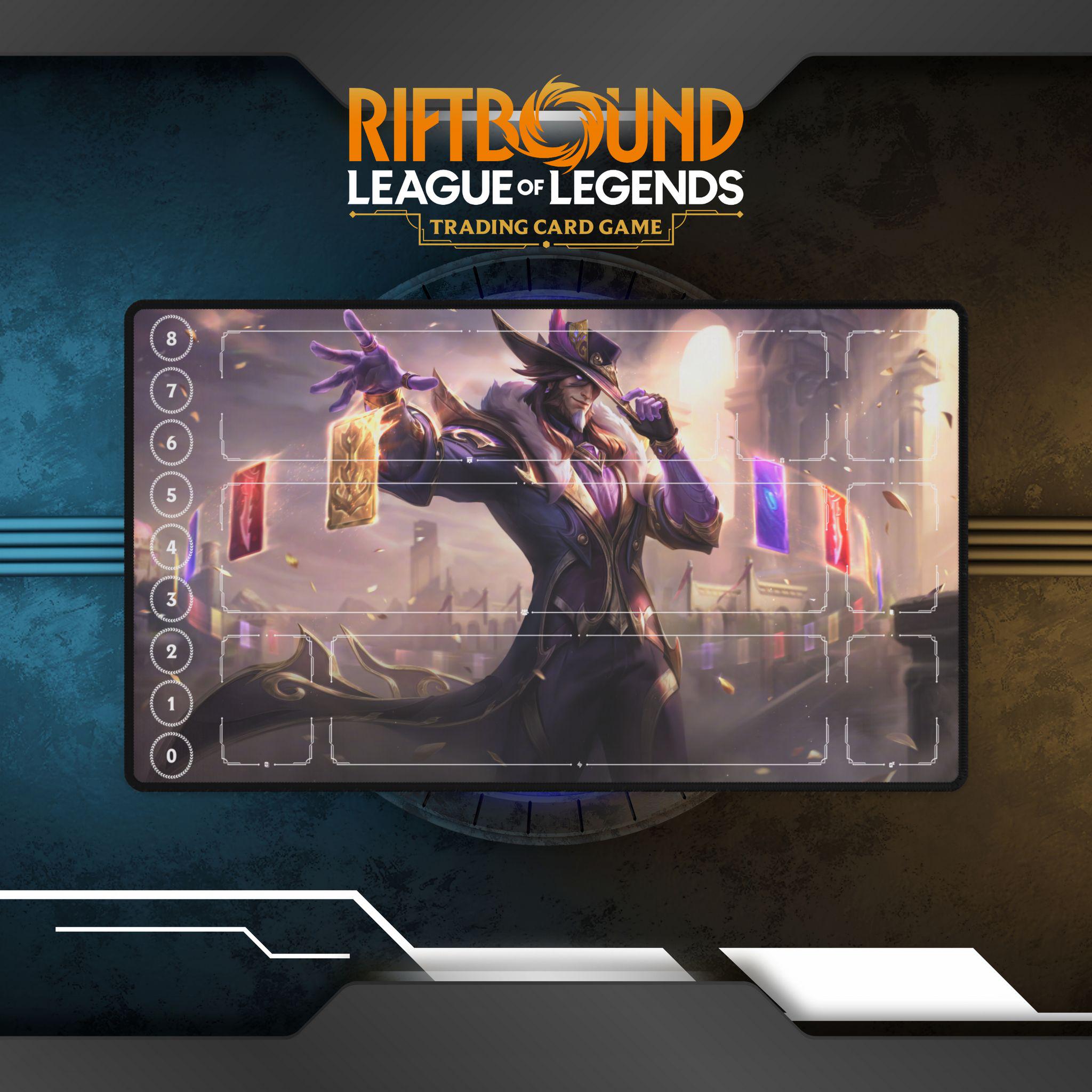 Riftbound Playmat Twisted Fate | Trading Card Game Playmat, TCG