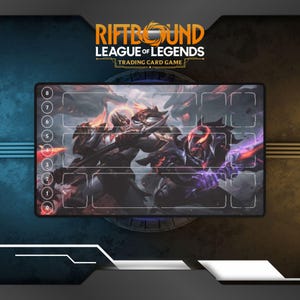 Riftbound Playmat Darius & Garen | TCG Card Game Playmat image 1
