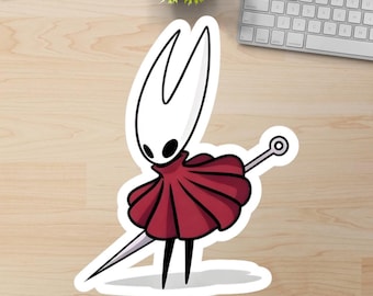 Hollow Knight Silksong Hornet Waterproof Vinyl Decal, Premium Waterproof Vinyl Sticker, Game Laptop Sticker, Notebook Fan Art Sticker