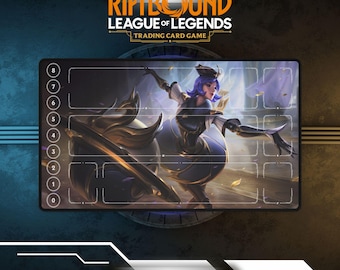 Tapete de juego Riftbound Orianna / Tapete de juego de cartas coleccionables, tapete de juego TCG