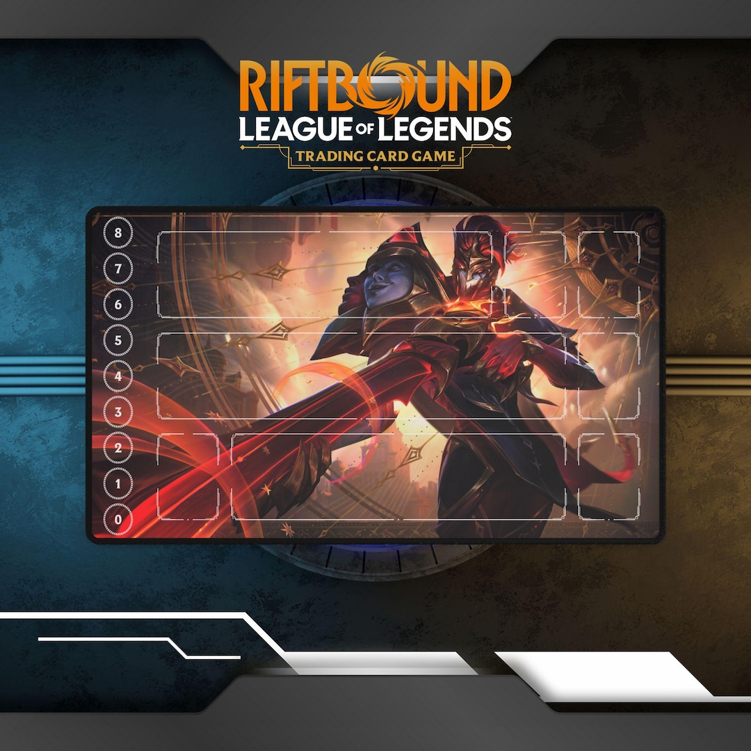 Riftbound Playmat Jhin | TCG Card Game Playmat - Etsy