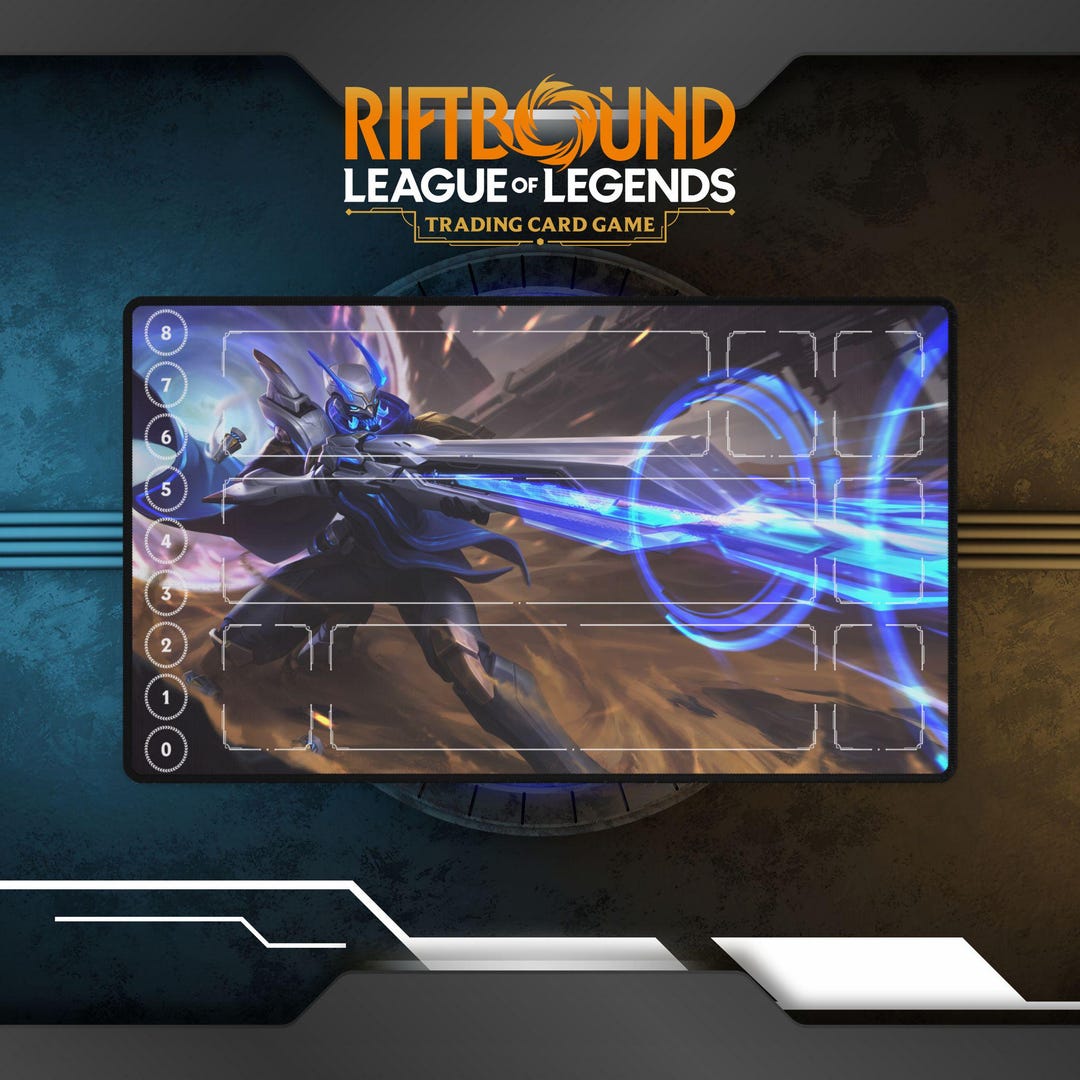 Riftbound Playmat Jhin | TCG Card Game Playmat - Etsy