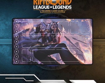 Tapete de juego Riftbound Irelia / Tapete de juego de cartas coleccionables, tapete de juego TCG