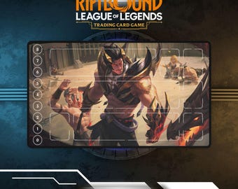Sett de tapete de juego de Riftbound / Tapete de juego para juego de cartas coleccionables
