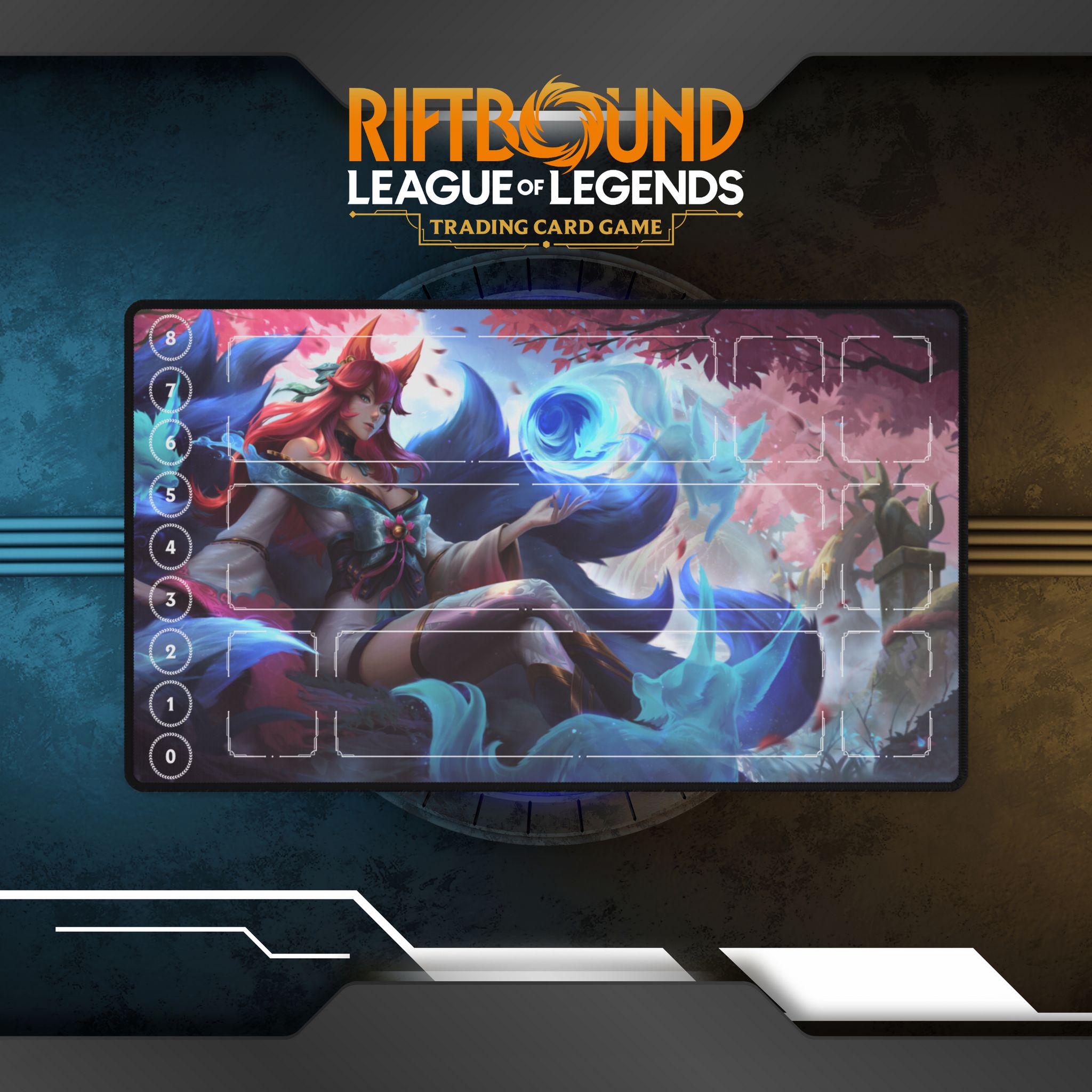 Ahri Riftbound Tft Riftbound Playmat Ahri | TCG Card Game Playmat - Etsy