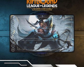 Tapete de juego Riftbound Yasuo / Tapete de juego para juego de cartas coleccionables