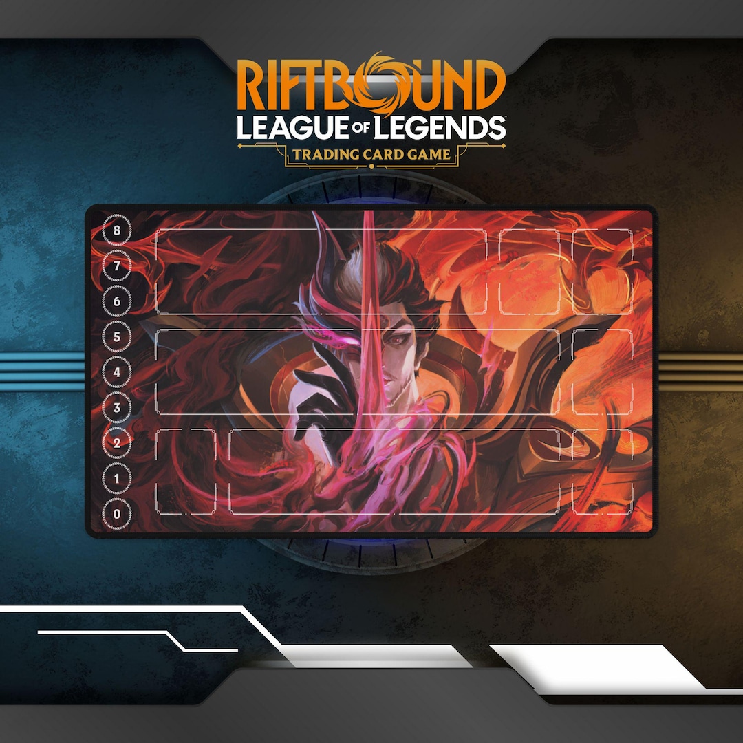 Riftbound Playmat Zed | TCG Card Game Playmat - Etsy