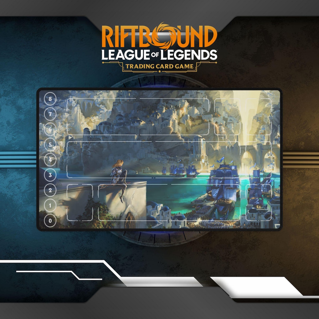 Riftbound Playmat Lux | TCG Card Game Playmat - Etsy