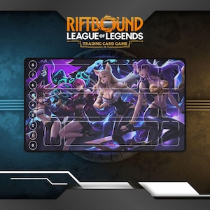 Riftbound Playmat KDA | TCG Card Game Playmat