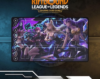 Riftbound Playmat KDA | TCG Card Game Playmat