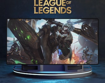 Alfombrilla de escritorio Ekko de League of Legends / Alfombrilla de escritorio de LoL, alfombrilla de ratón de LoL, tapete de juego de LoL / Alfombrilla de escritorio para jugadores, alfombrilla de ratón para jugadores, tapete de juego TCG