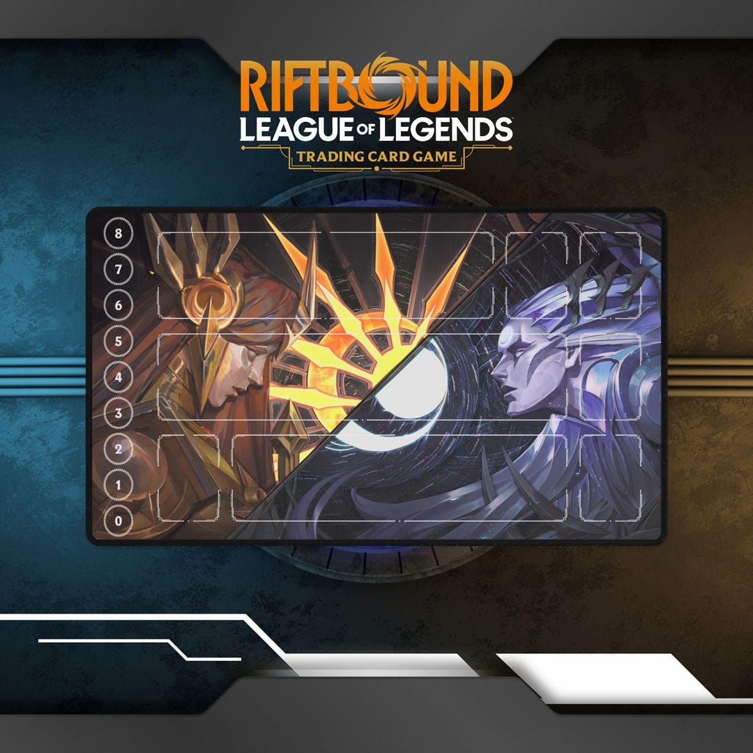 Riftbound Playmat Leona & Diana | TCG Card Game Playmat - Etsy UK