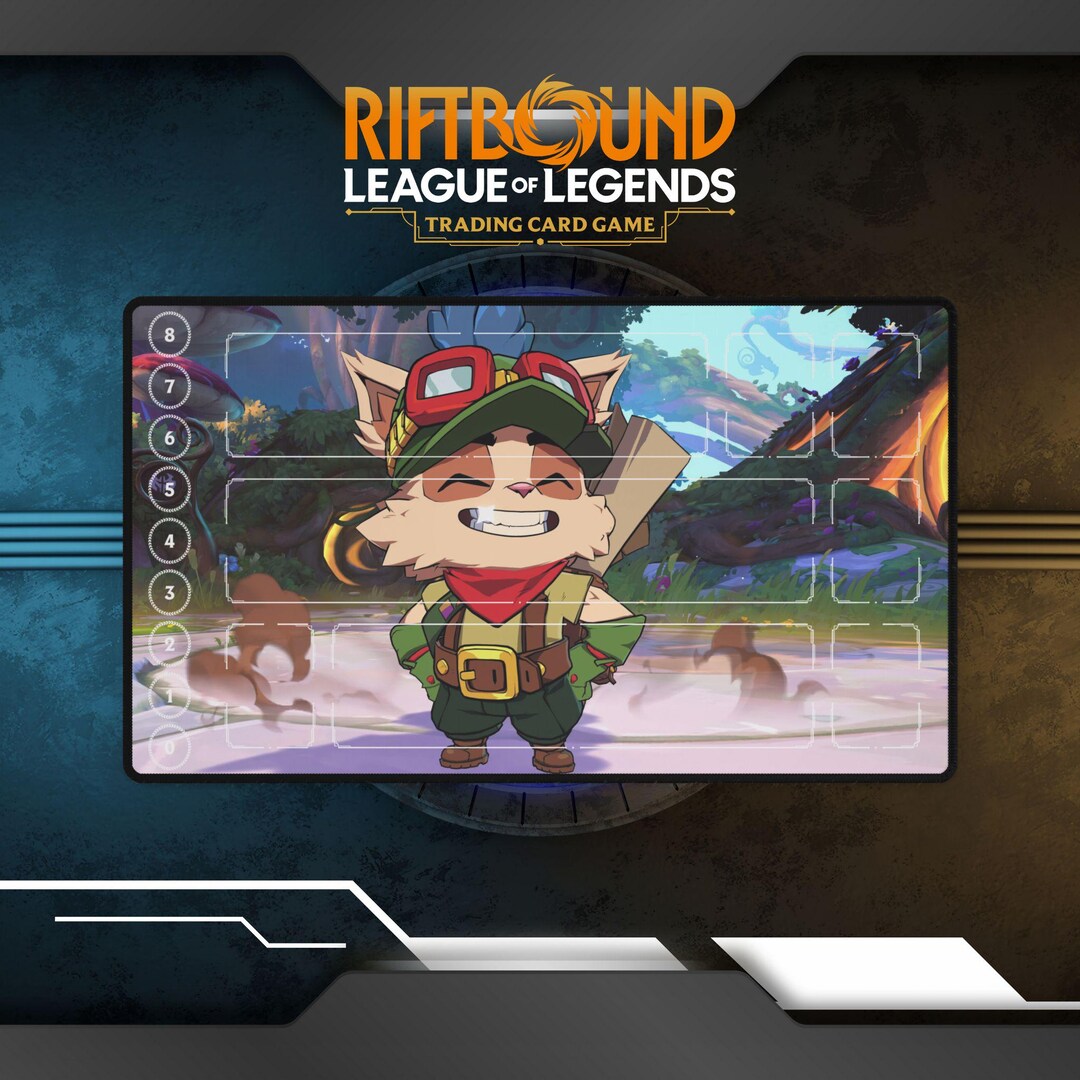 Riftbound 2XKO Playmat Teemo | TCG Card Game Playmat - Etsy