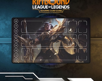 Tapete de juego Riftbound Tryndamere / Tapete de juego de cartas TCG