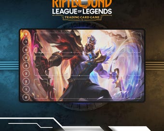 Tapete de juego Riftbound Draven / Tapete de juego de cartas TCG