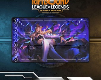 Tappetino da gioco Riftbound Ahri / Tappetino da gioco per gioco di carte TCG