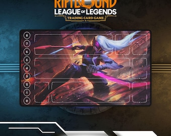 Riftbound Playmat Katarina | Trading Card Game Playmat, TCG Playmat