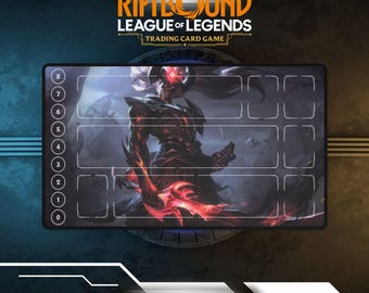 Tapete de juego Riftbound Yasuo / Tapete de juego para juego de cartas coleccionables