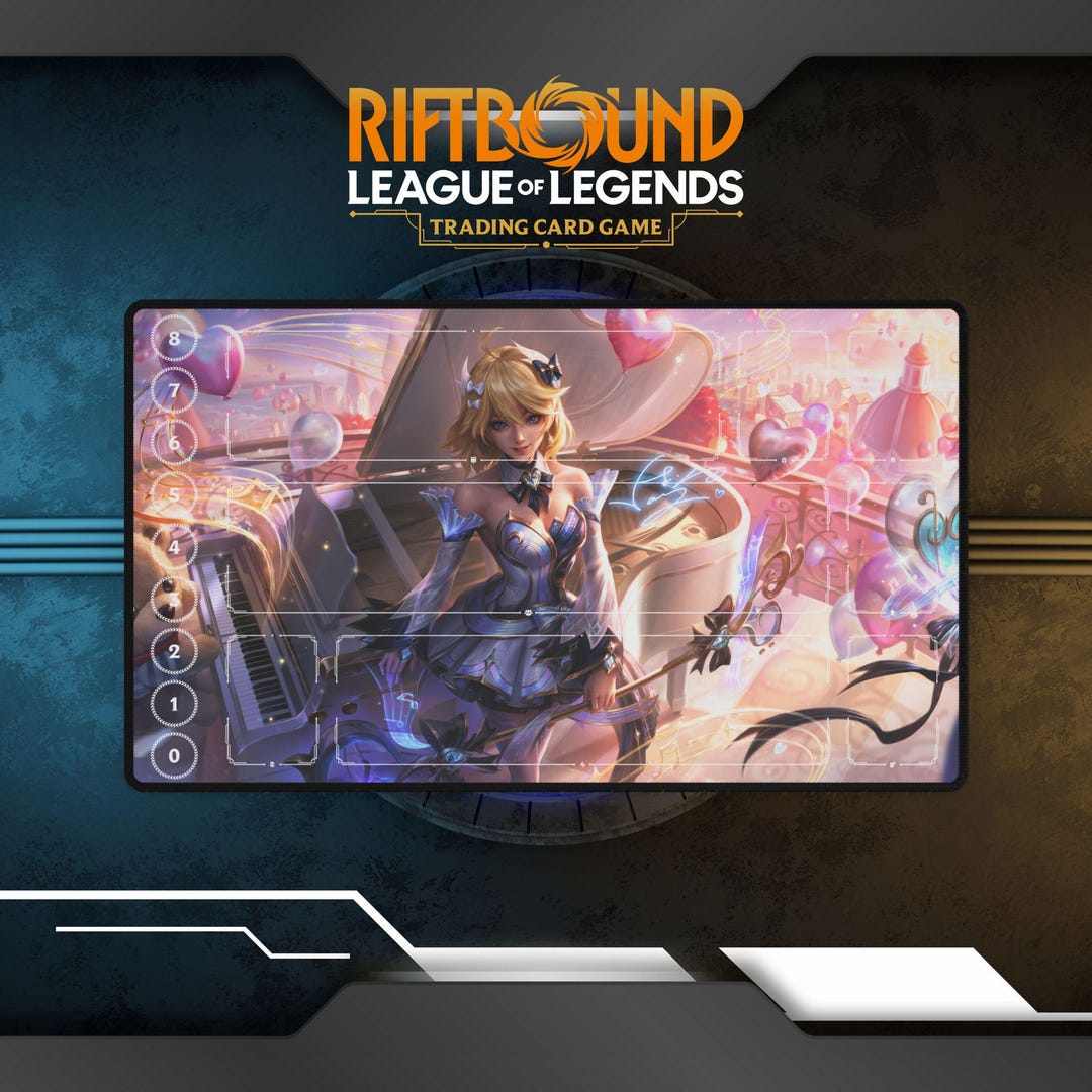Riftbound Playmat Lux | TCG Card Game Playmat - Etsy