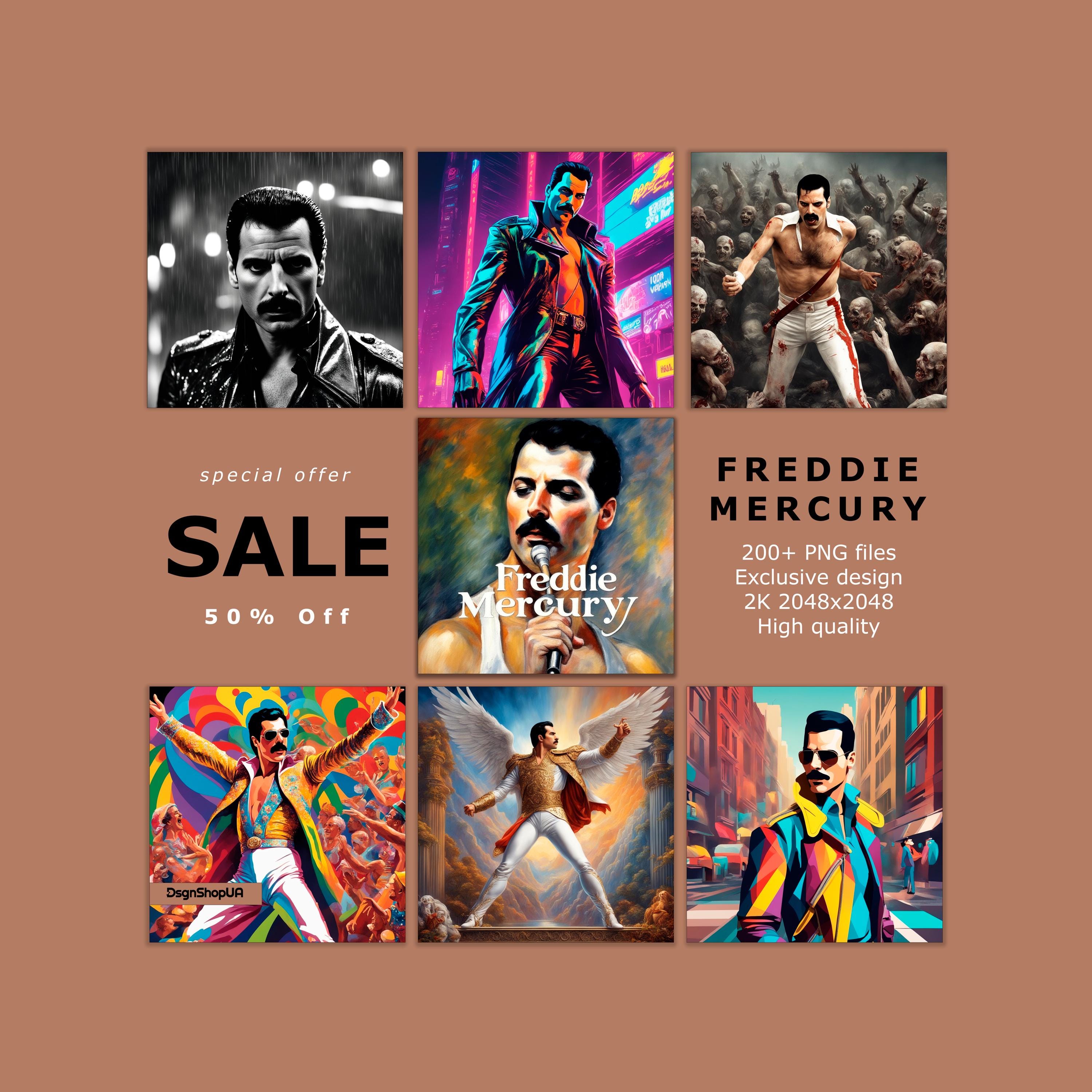 Freddie mercury art - Etsy 日本