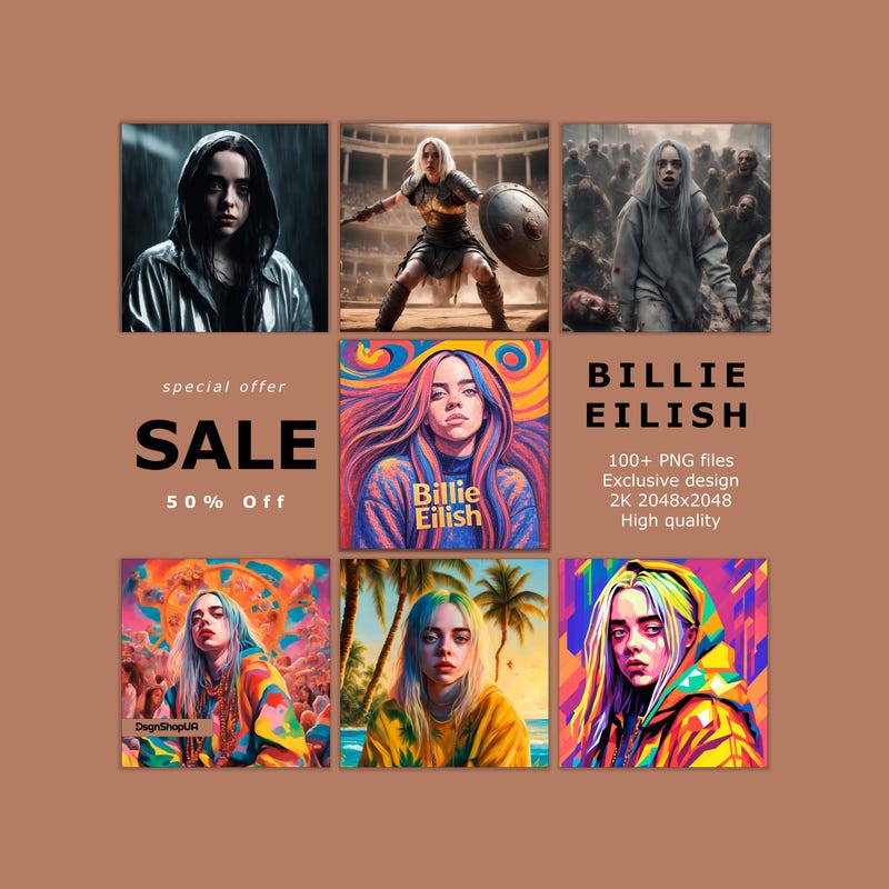 Billie Eilish Tshirt For Fan Etsy Uk 