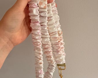Floral Patchwork (boho) Scrunchie Lanyard (Optional Breakaway Clasp)