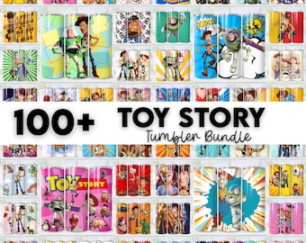 Toy Story Tumbler Wrap Bundle Instant Download 20oz Tumbler PNG Wraps Design, Digital 20 oz Skinny Tumblers Designs Digital Download