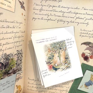 Vintage Beatrix Potter En dagbok, Peter Kanin Scrapbook, Inbunden Memorabilia (2006)