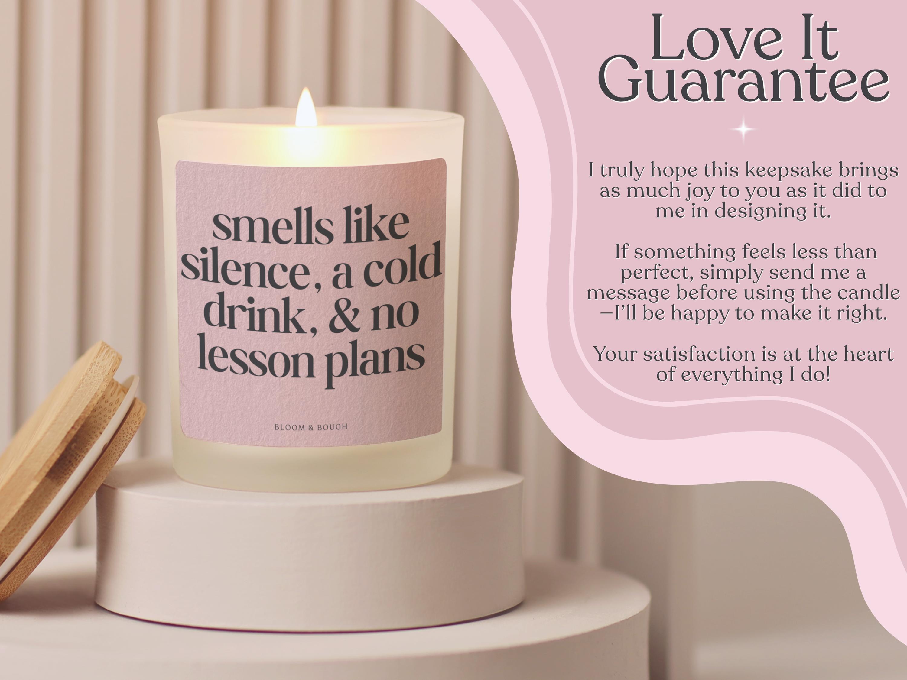 Summer Break Teacher Candle Gift, Funny End of Year Teacher Gift ...