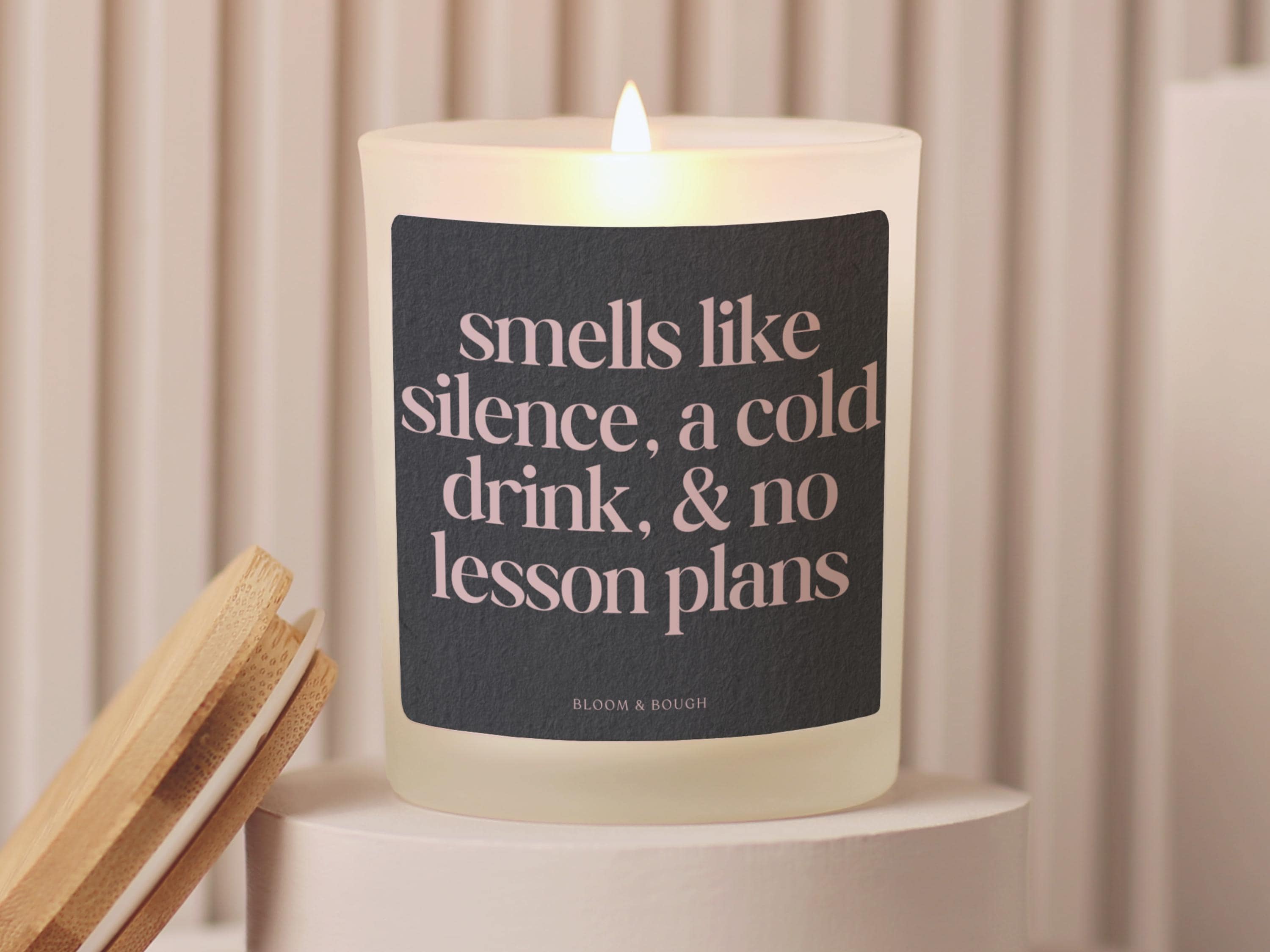 Summer Break Teacher Candle Gift, Funny End of Year Teacher Gift ...