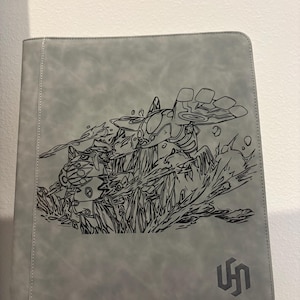 Raccoglitore personalizzato con 9 tasche e incisione laser