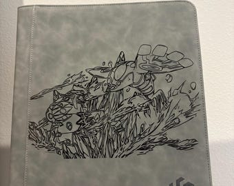 Carpeta de carga superior personalizada con 9 bolsillos y grabado láser