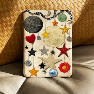 Celestial Star Charm Kindle Case Paperwhite 2022/2024 Cover, Colorsoft Kobo Sleeve