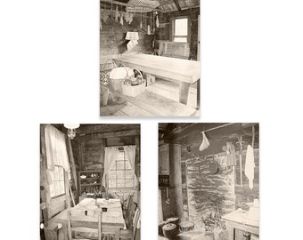 Farmhouse Kitchen Print Or Canvas Set Rustic Farmhouse Decor Etsy