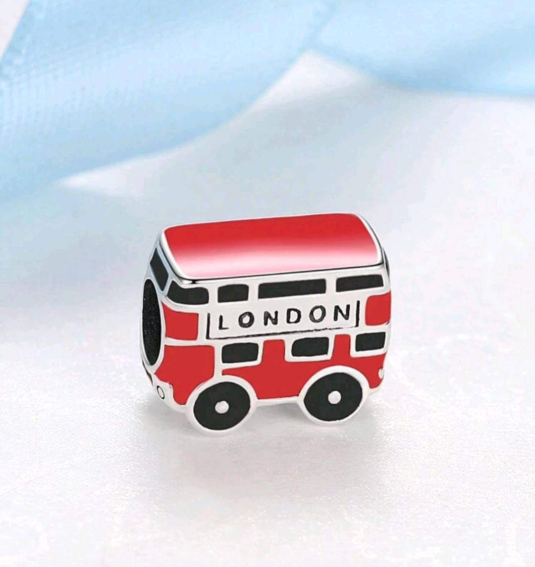 Pandora Charm London Bus Travel Charm for Pandora Charm Bracelet - Etsy