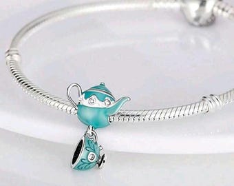Charm de plata esterlina Pandora para pulsera, compatible con pulseras Pandora, delicado charm minimalista, regalo de cumpleaños para ella.