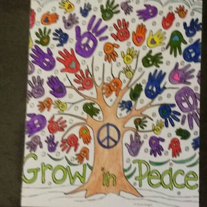 Decorative posters, laminated
