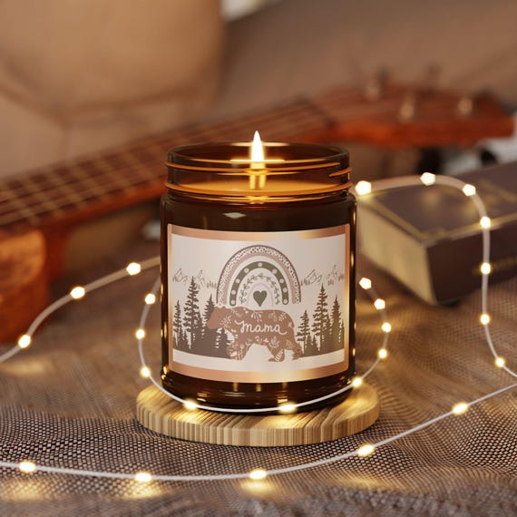 Geschenke für Mama, Entspannende ätherisches Öl Kerze 9oz (Mädchen)