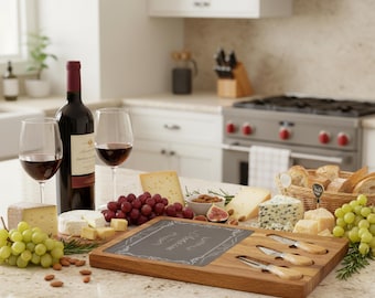 Personalisiertes Charcuterie Brett, Käsebrett mit Gravur, Hochzeitsgeschenk