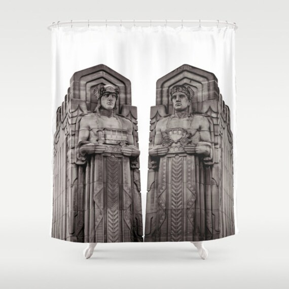 The Guardians Shower Curtain Cleveland Image 0