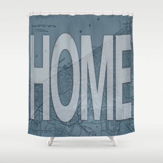 Cleveland Is Home Shower Curtain