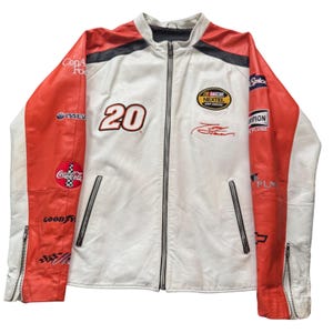 Nascar Leather Jacket - Etsy
