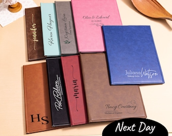 Personalized Padfolio For Women, Custom Journal, Corporate Business Gift, Portfolio With Notepad Business Portfolio, Engraved Simple Notepad