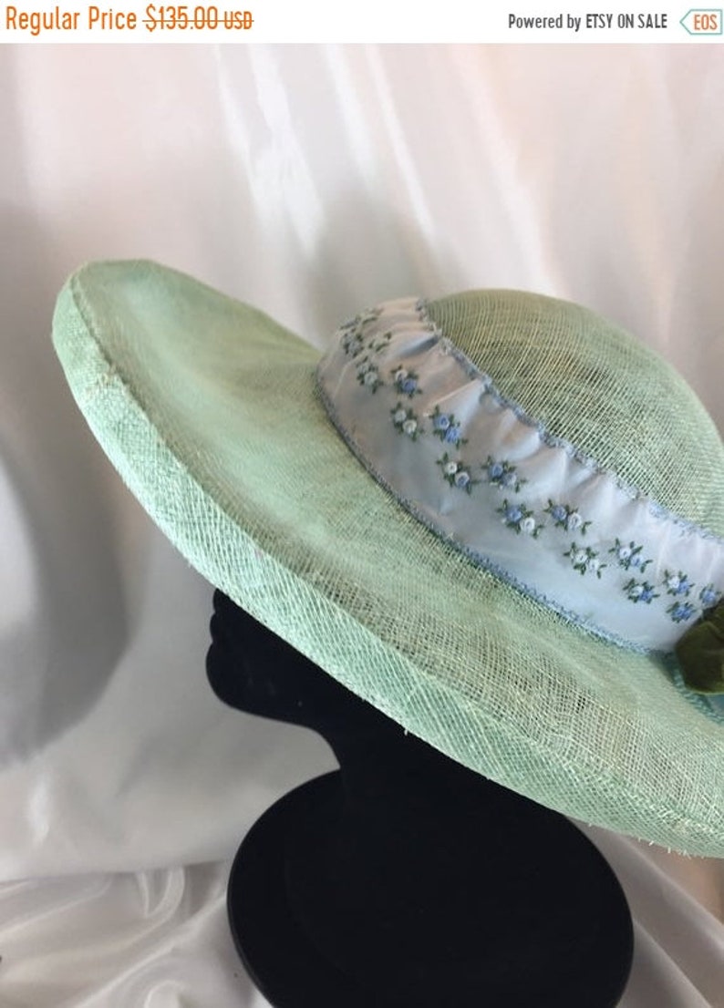 green summer hat