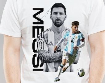 Messi Shirt Poster Fußball Trikot PNG Digital Download Fußball-Fan-Shirt WM2026