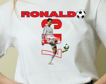 Cristiano Ronaldo Fußball-Trikot CR7 Fußball Cristiano Ronaldo signiert Fan Design Fußball Abschlussgeschenk
