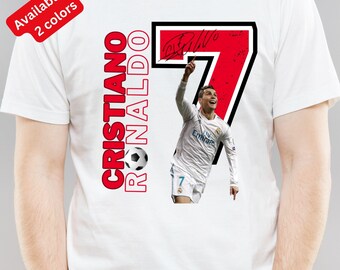 Cristiano Rondo Trikot Shirt PNG Fußball-Trainer Geburtstagsgeschenk für ihn digitaler Download Geschenk für ihr Fußball-PNG-Shirt