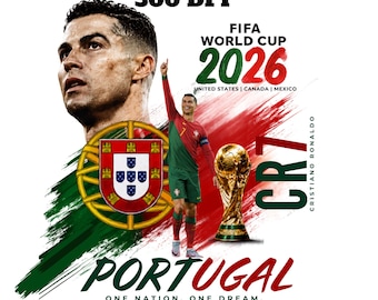 Camiseta de Ronaldo Cristiano Ronaldo PNG camiseta de fútbol CR7 Fútbol Cristiano Ronaldo FIRMADO Fan Design Fútbol png Regalos de graduación Copa del Mundo
