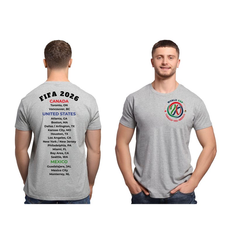 World Cup 2026 T-Shirt PNG, fifa2026 png, Soccer FIFA Tee, United States Canada Mexico Transparent PNG Designs trendy shirt design image 2